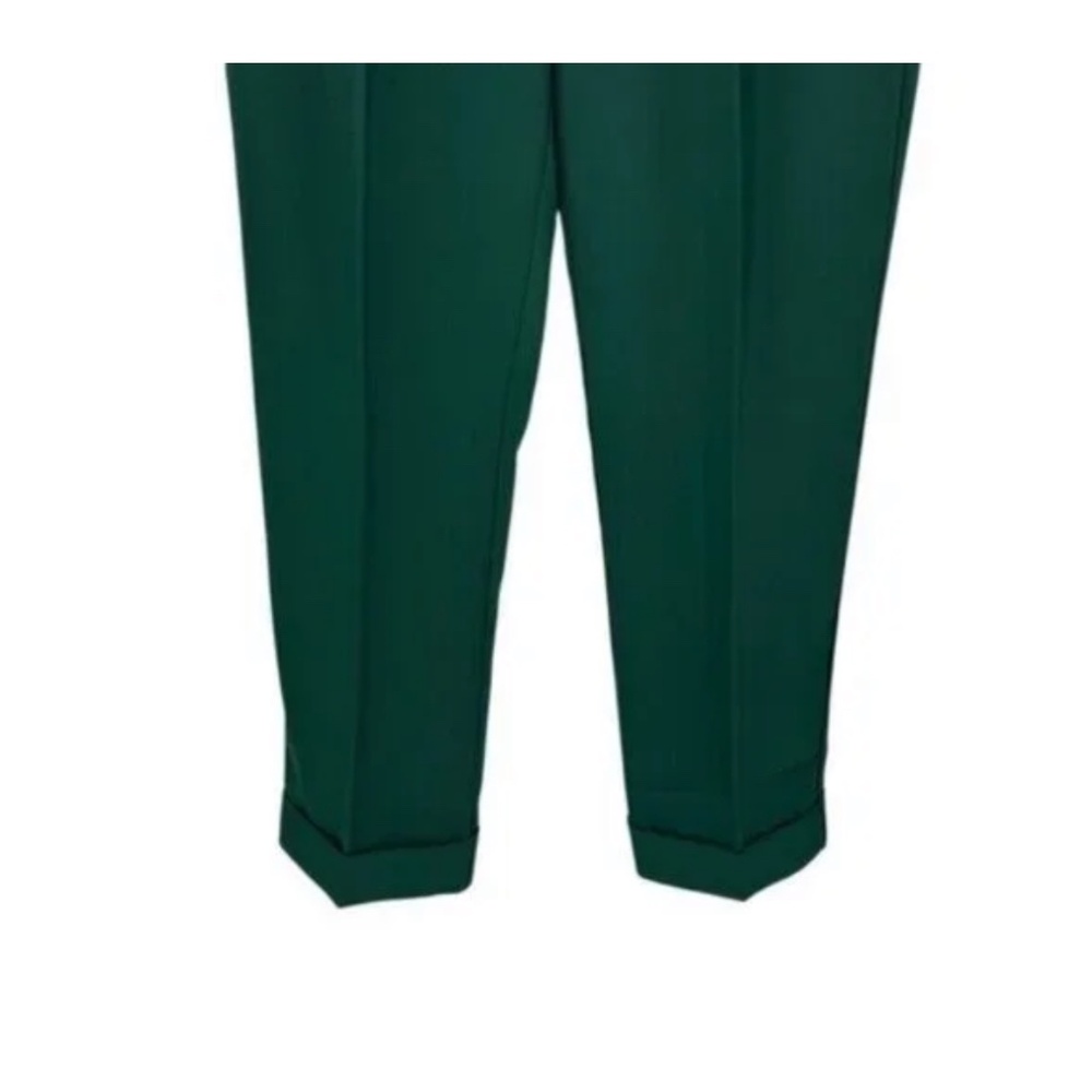 Tuckernuck NEW Green pleated High Rise Duncan pants - Picture 4 of 6